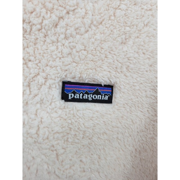 Patagonia Los Gatos Fleece 1/4-Zip Fur Cream Sweater M Fur Lightweight - Picture 5 of 9